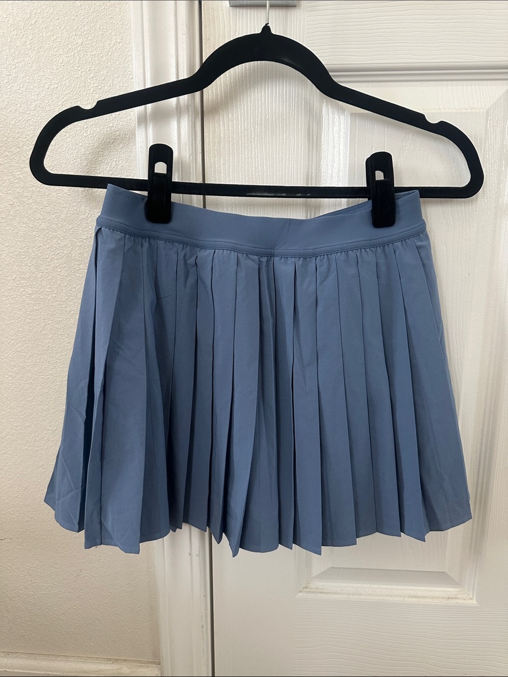 lululemon athletica Pleated Light Blue Skater Skirt